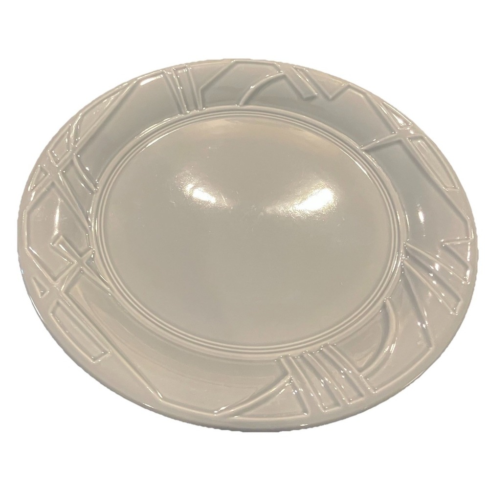 Fiesta Ware 2000 Grey Charger‎ Plate New in Box Fiestaware 14.5"